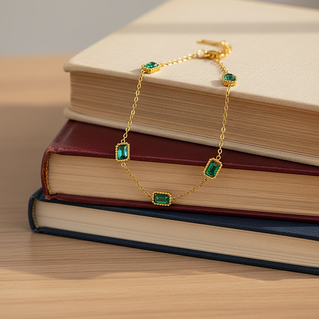 Ottilie Emerald Bracelet