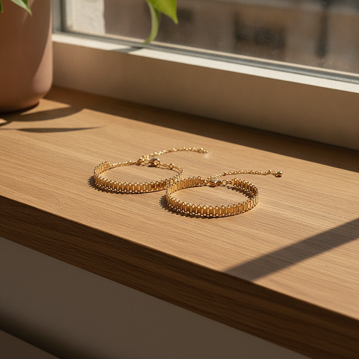 Delphine Gold Bracelet