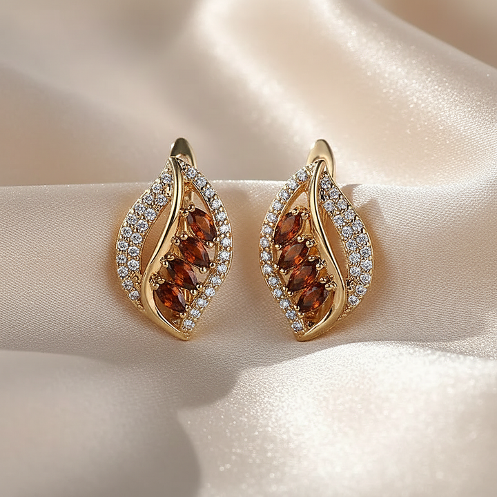 Boucles d’oreilles Valentine en zircone cubicque