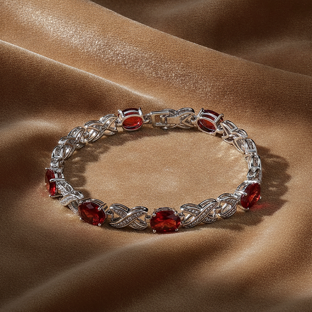 Pulseira Marlow em rubi