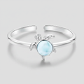 Bransoletka Yara z akwamarynem