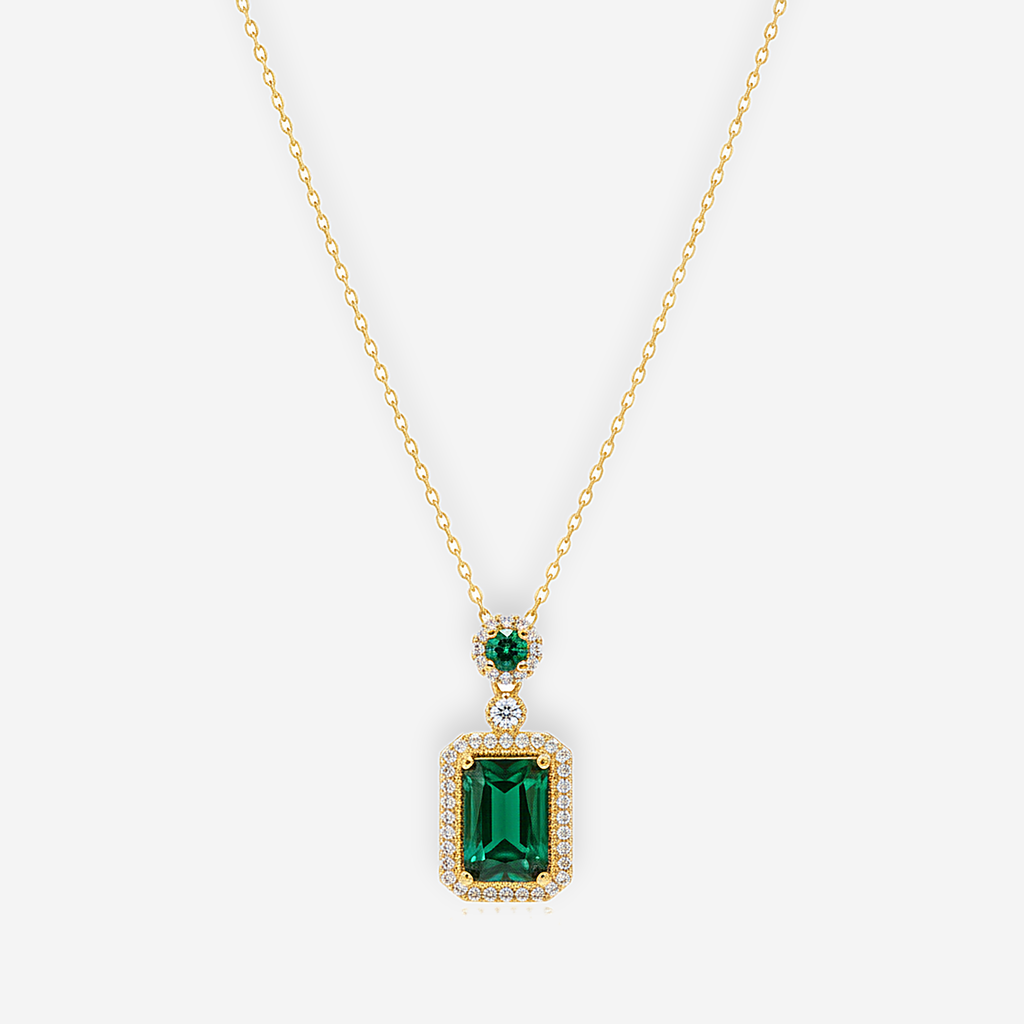 Adeline Emerald Necklace