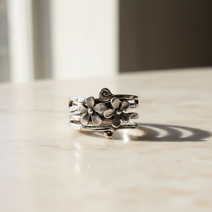 Thea zilveren ring