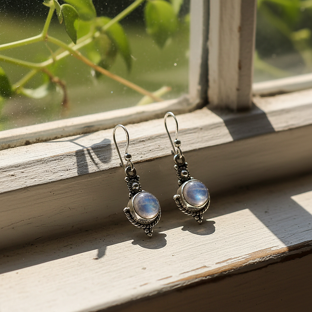 Bijou Moonstone Earrings