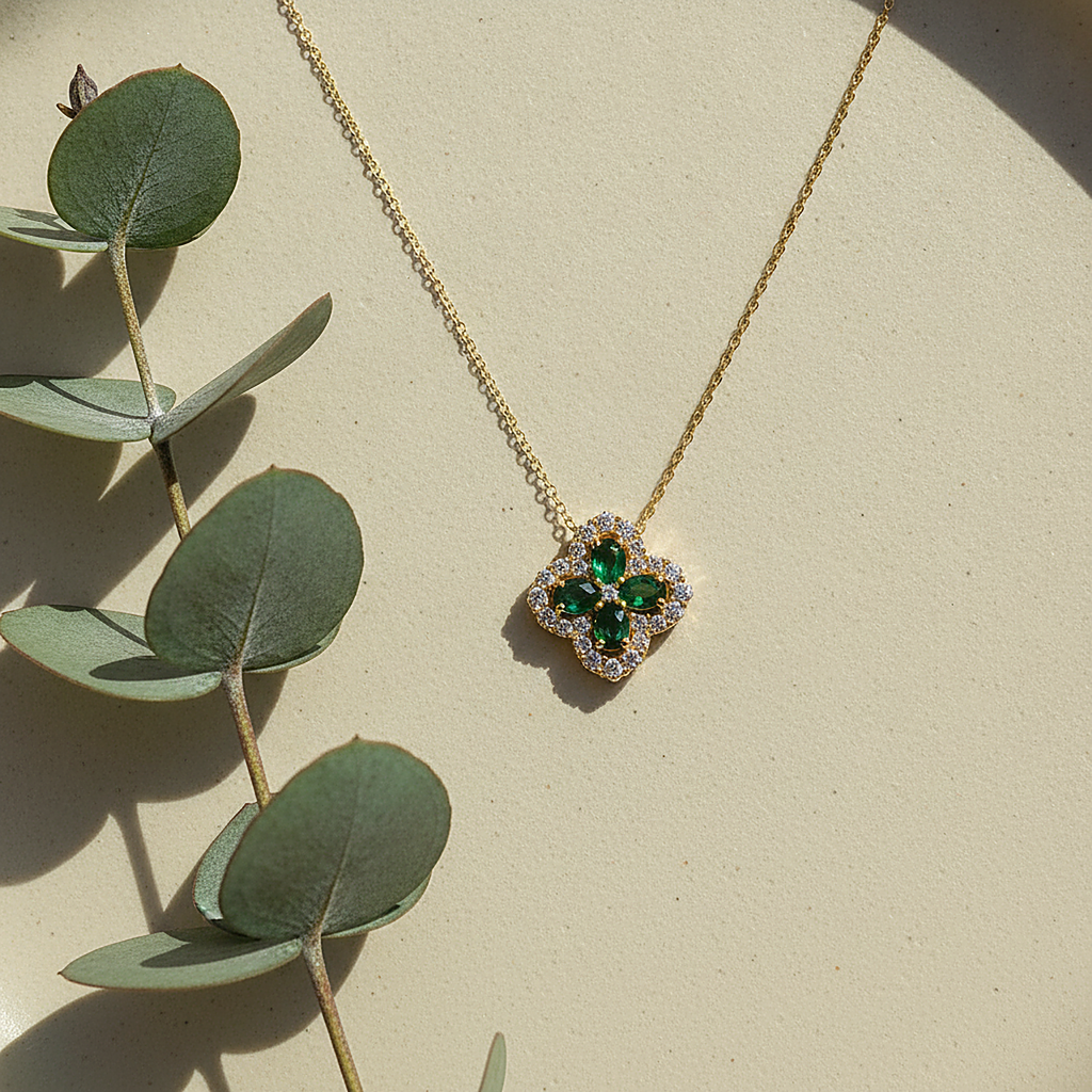 Giada Emerald Necklace