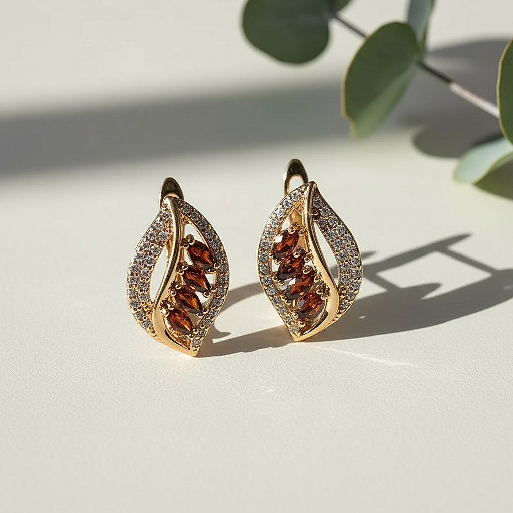 Boucles d’oreilles Fiora Ruby