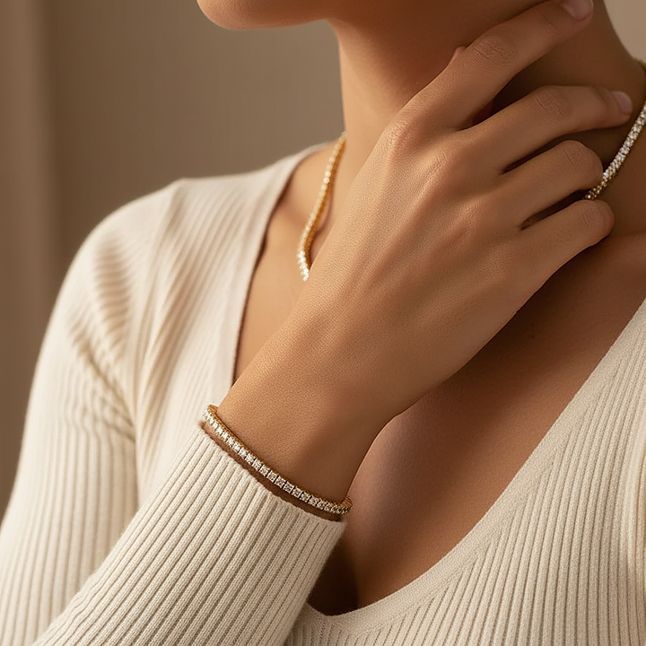 Adeline Moissanite Bracelet
