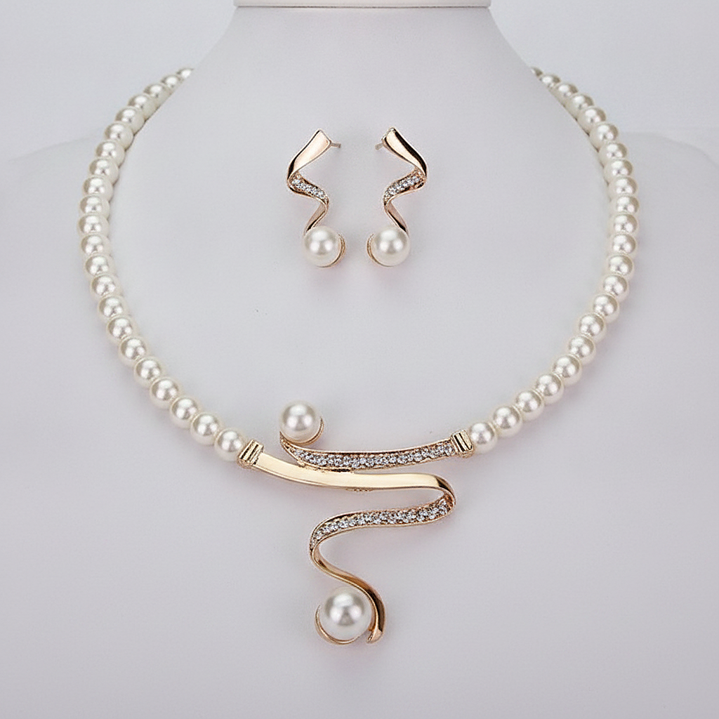 Ensemble de bijoux Ondina en perles