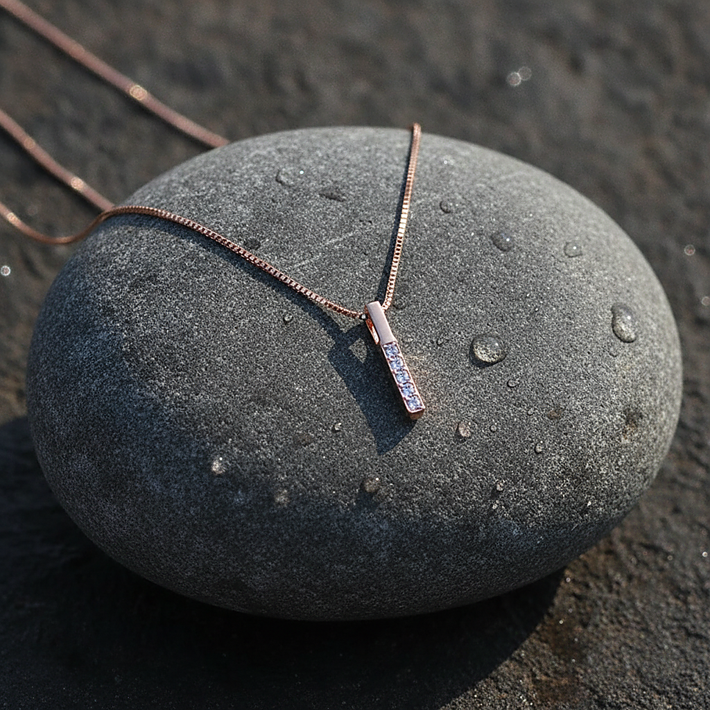 Collana Delphine in zirconi cubic