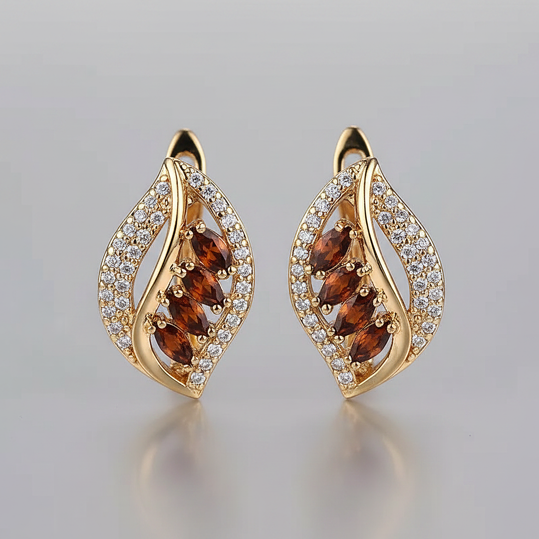 Boucles d’oreilles Valentine en zircone cubicque