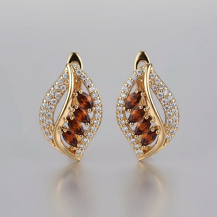 Boucles d’oreilles Valentine en zircone cubicque