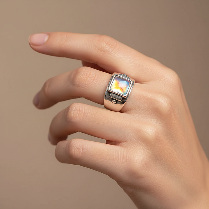 Wisteria Moonstone Ring