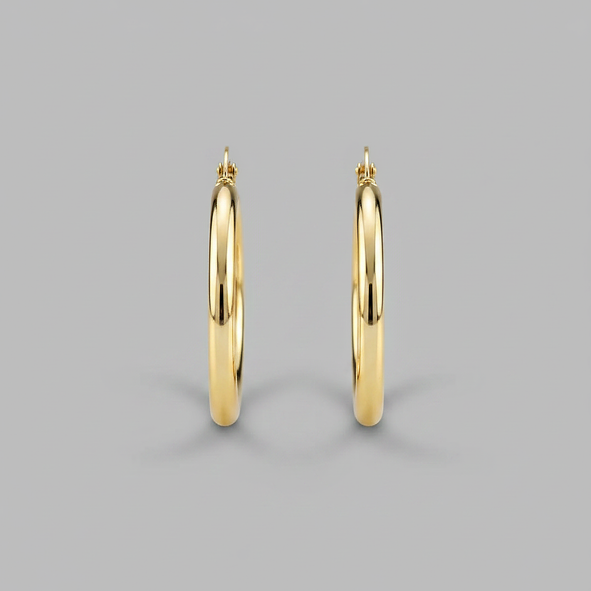 Boucles d’oreilles dorées Ondine