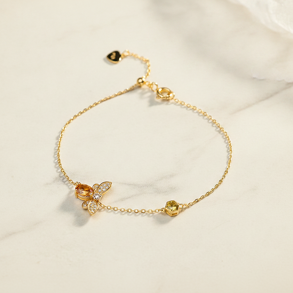 Delphine Gold Bracelet