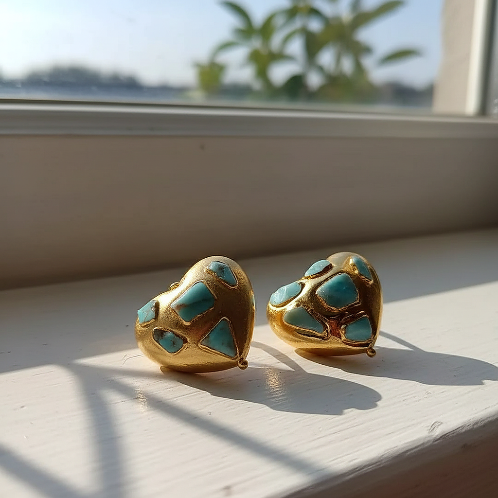 Wisteria Turquoise Earrings