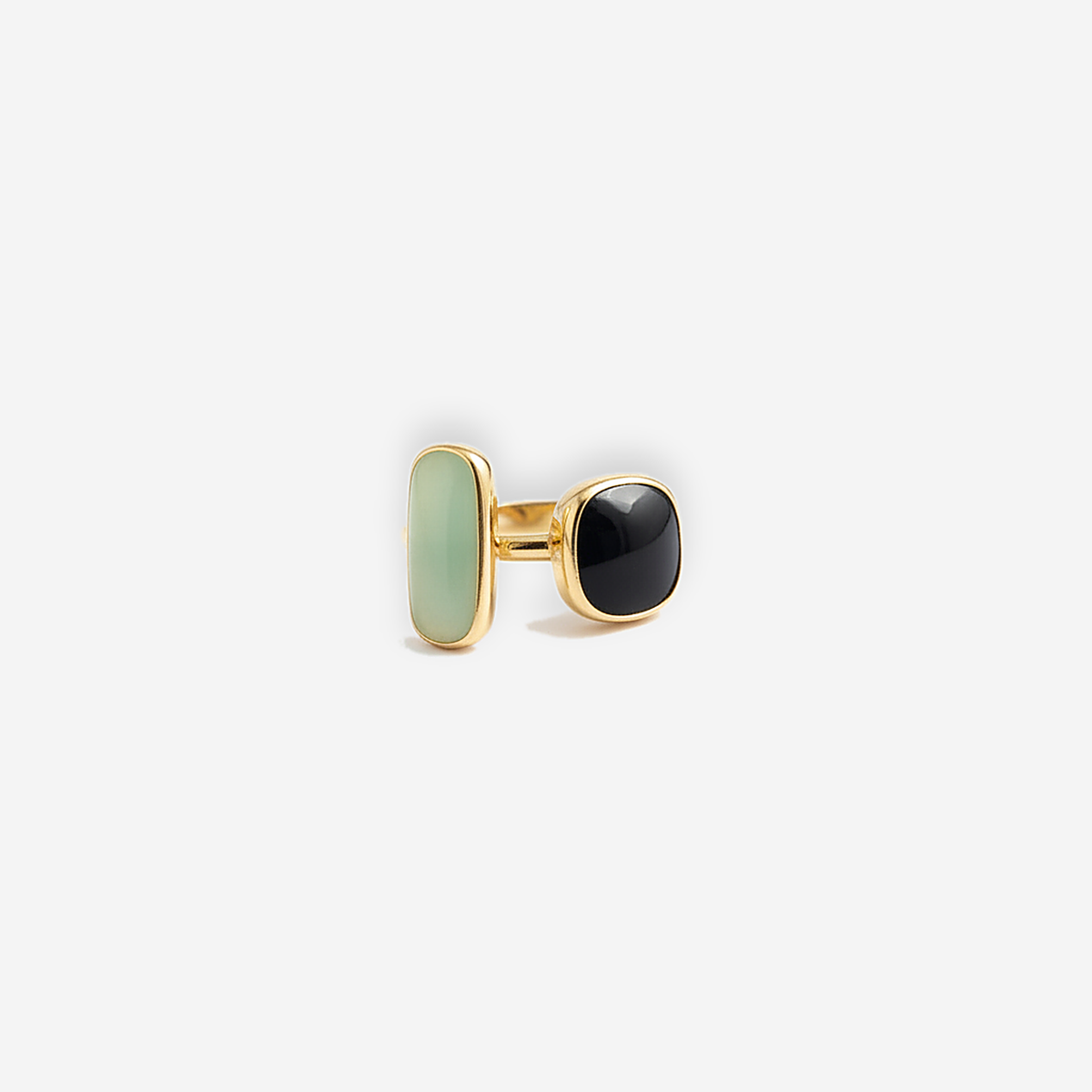 Pure Duo Gemstone Ring