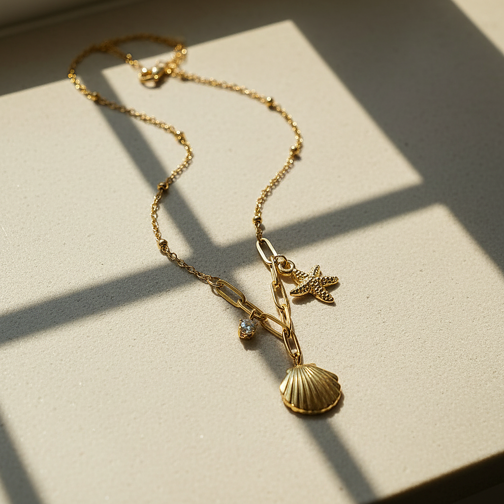 Collier doré Sidonie