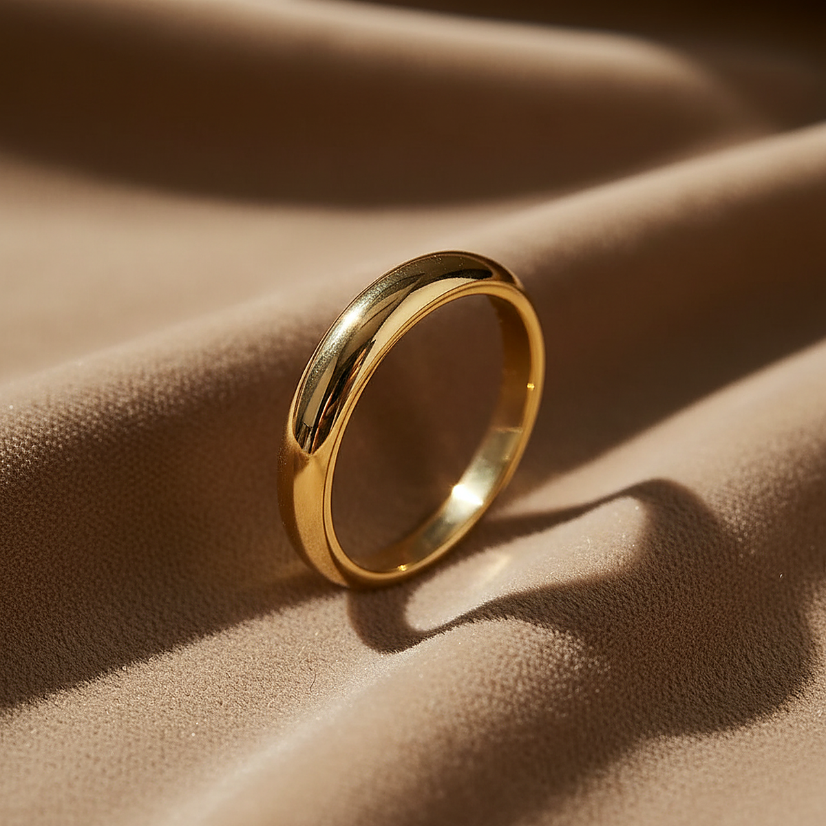 Bague Fleur dorée