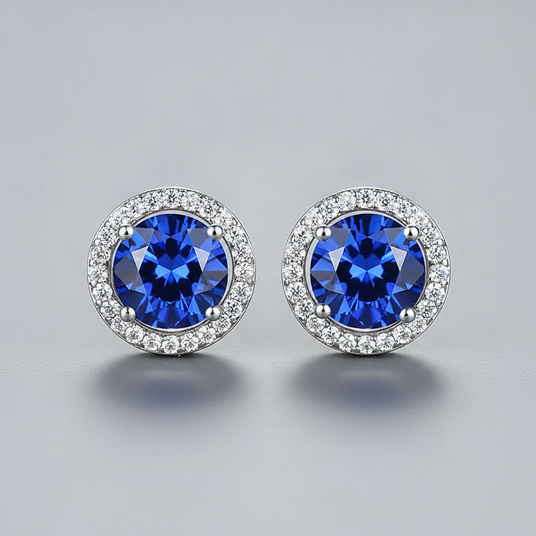Dvora Sapphire Earrings