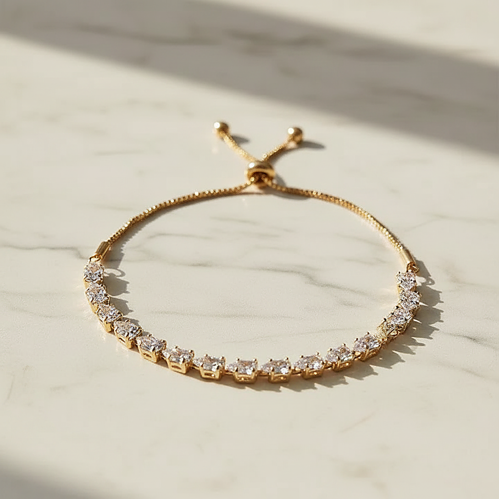Vionnet Zirconia Bracelet