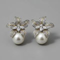 Boucles d’oreilles Elise en perles