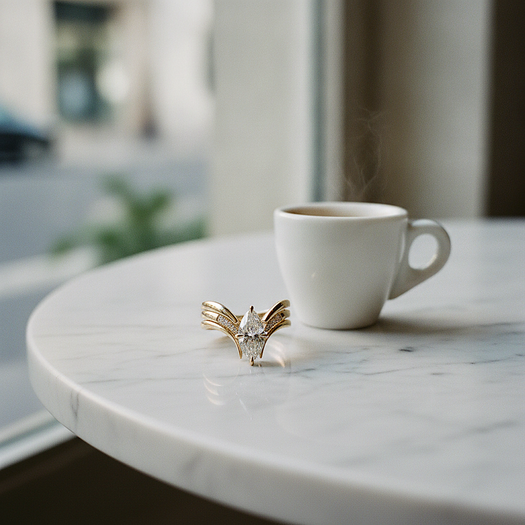 Bague Giselle dorée