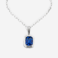 Ocean Blue Pendant Necklace