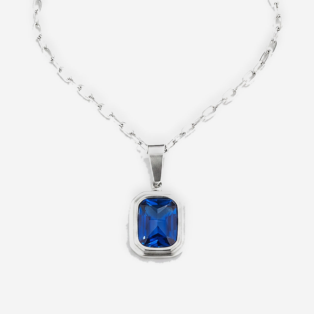 Ocean Blue Pendant Necklace