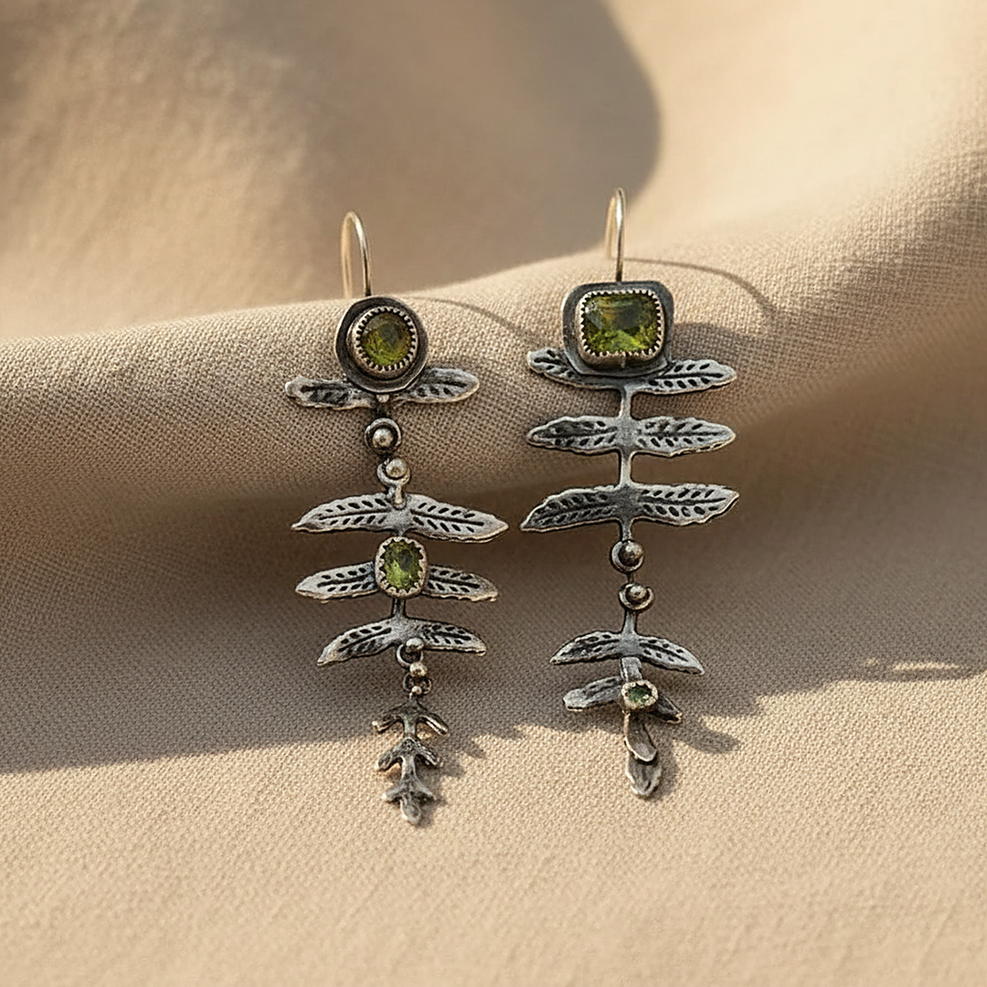 Boucles d’oreilles en argent opalines