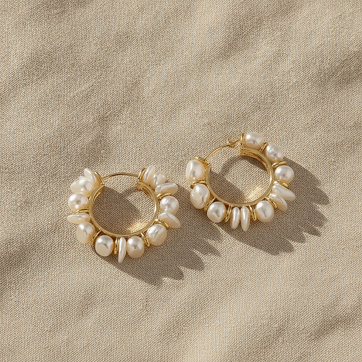 Wisteria Pearl Earrings