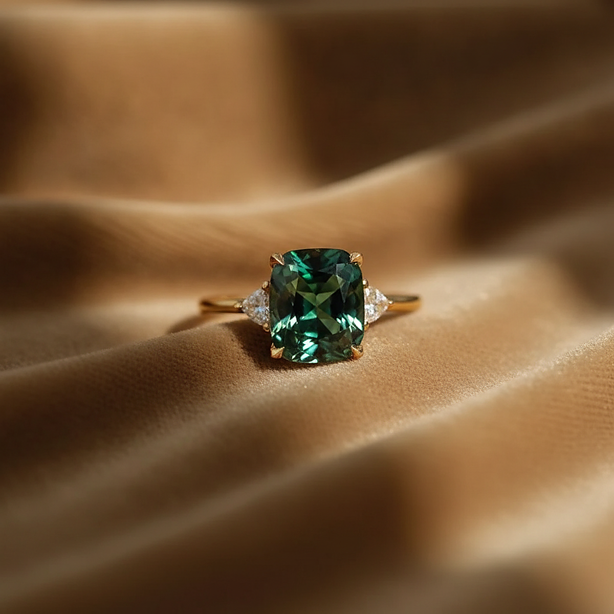 Bague Adeline en émeraude
