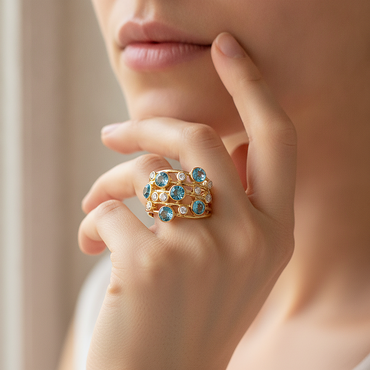 Coralie Zirconia Ring