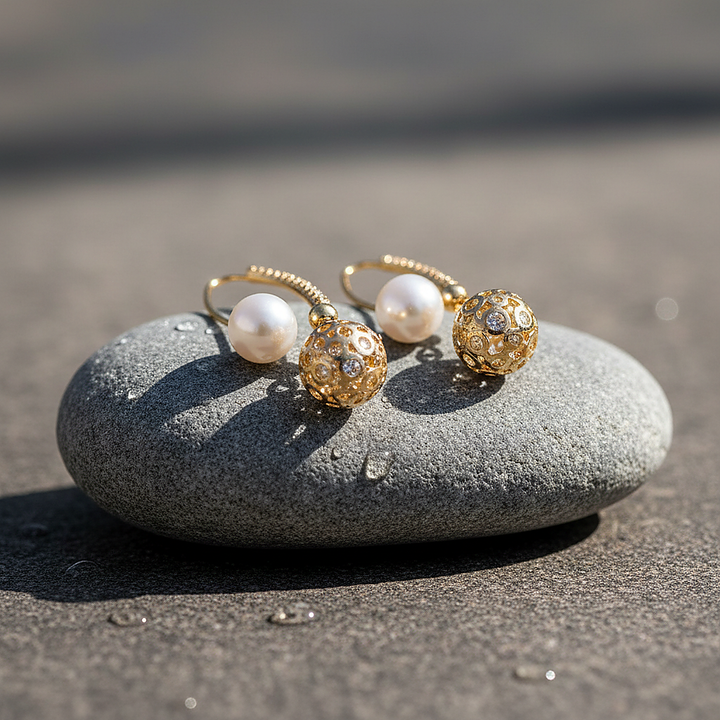 Pendientes de perlas Odette