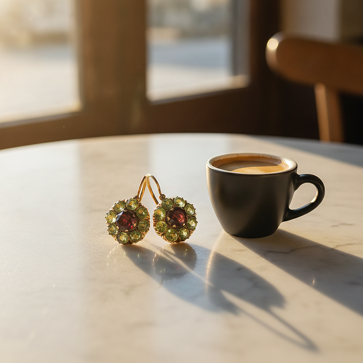 Boucles d’oreilles Maren en cristal