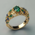Bague Suri en émeraude