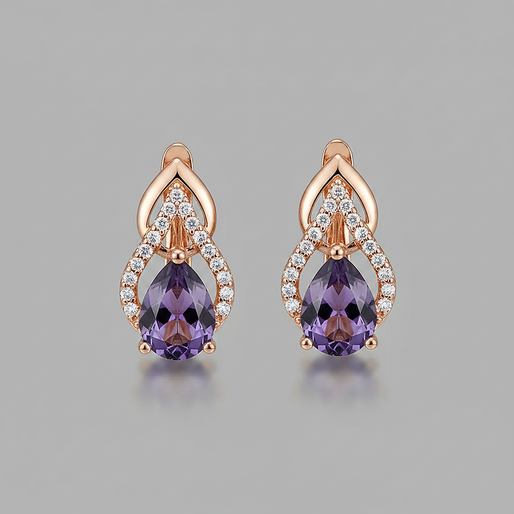 Genevieve Zirconia Earrings