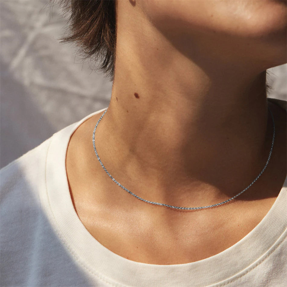 Smalks kabeļa ķēdes kaklarota