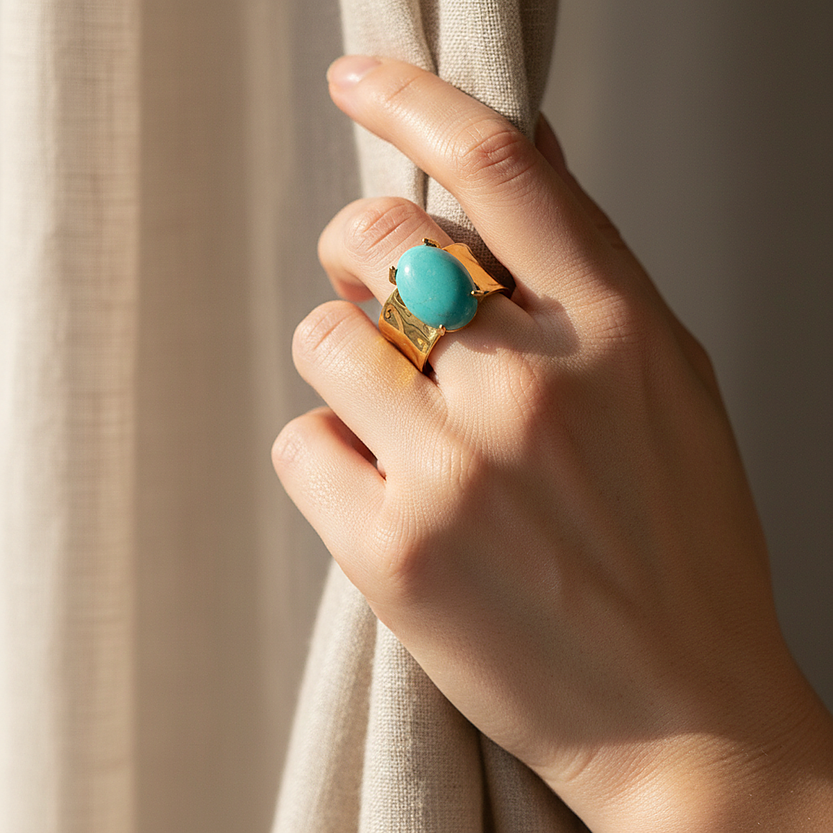 Kirschroter Ring