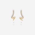Tamara Pearl Wave Earrings