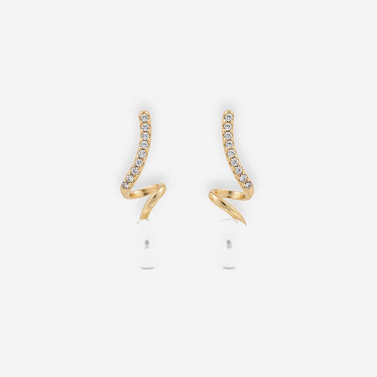 Tamara Pearl Wave Earrings