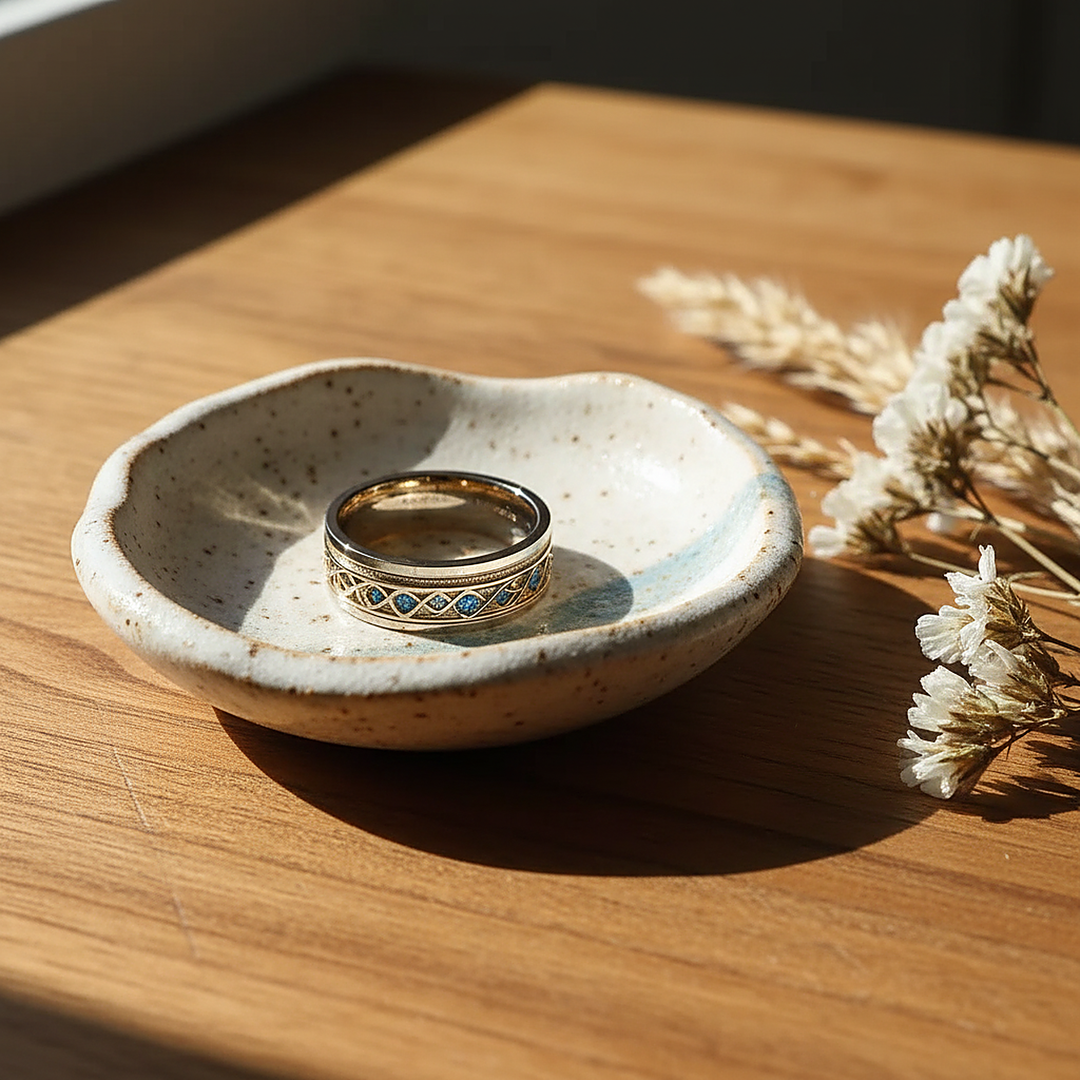 Bague dorée Mireille