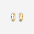 Anaya Triple Gold Hoops
