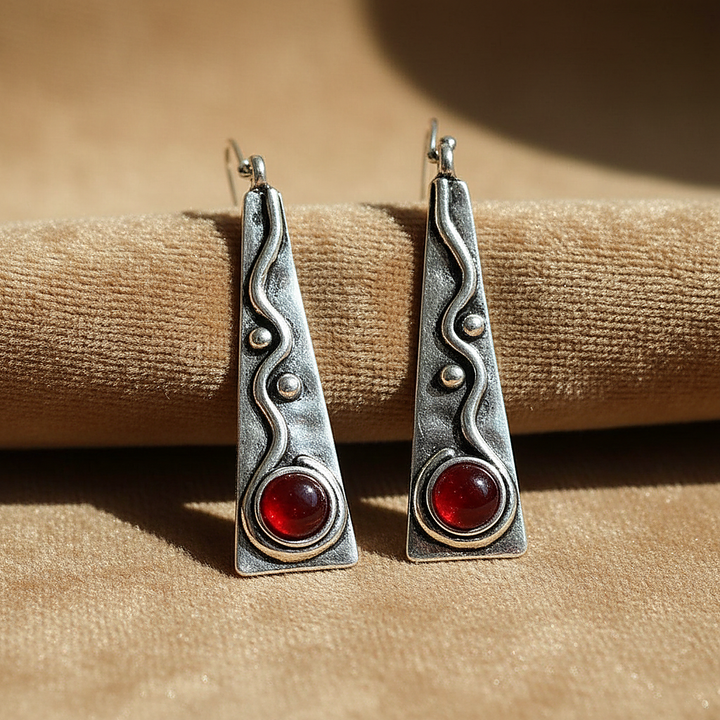 Boucles d’oreilles Romy argentées