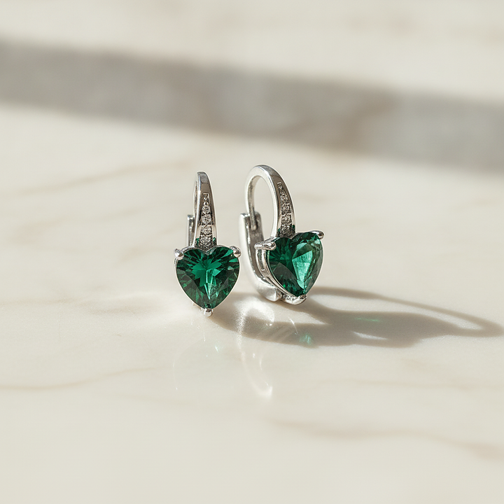 Náušnice Kaia Emerald