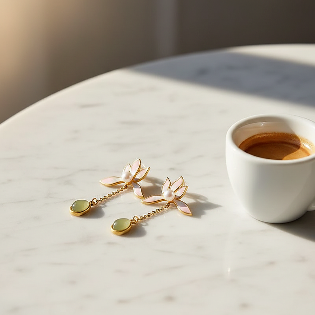 Opaline Pearl Earrings