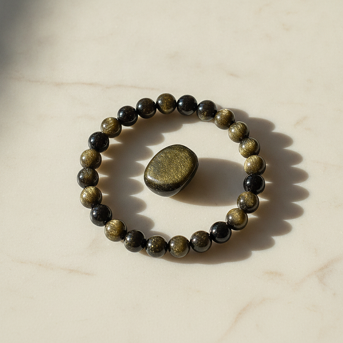 Pulsera dorada Lourdes