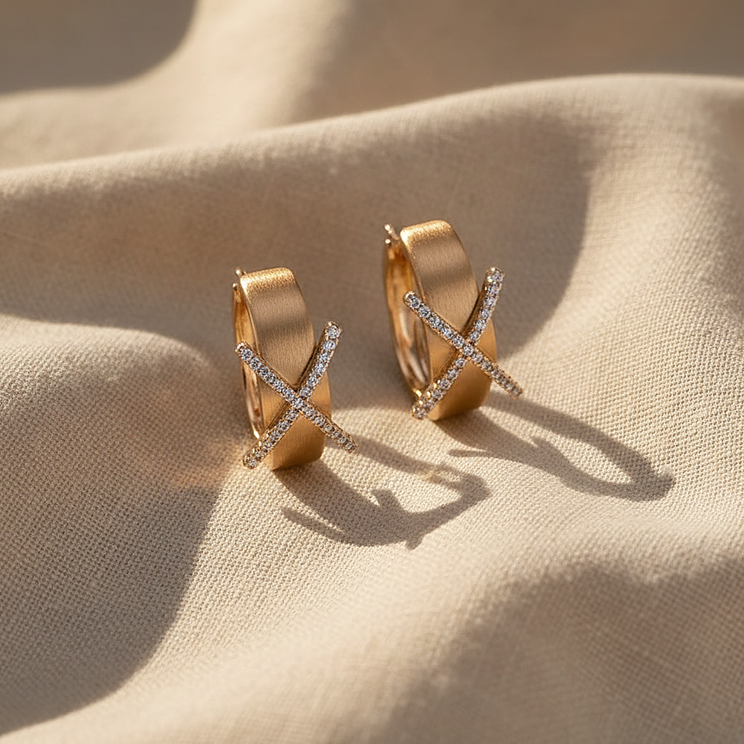 Marguerite Zirconia Earrings
