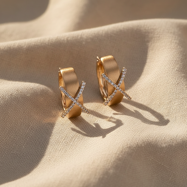 Marguerite Zirconia Earrings
