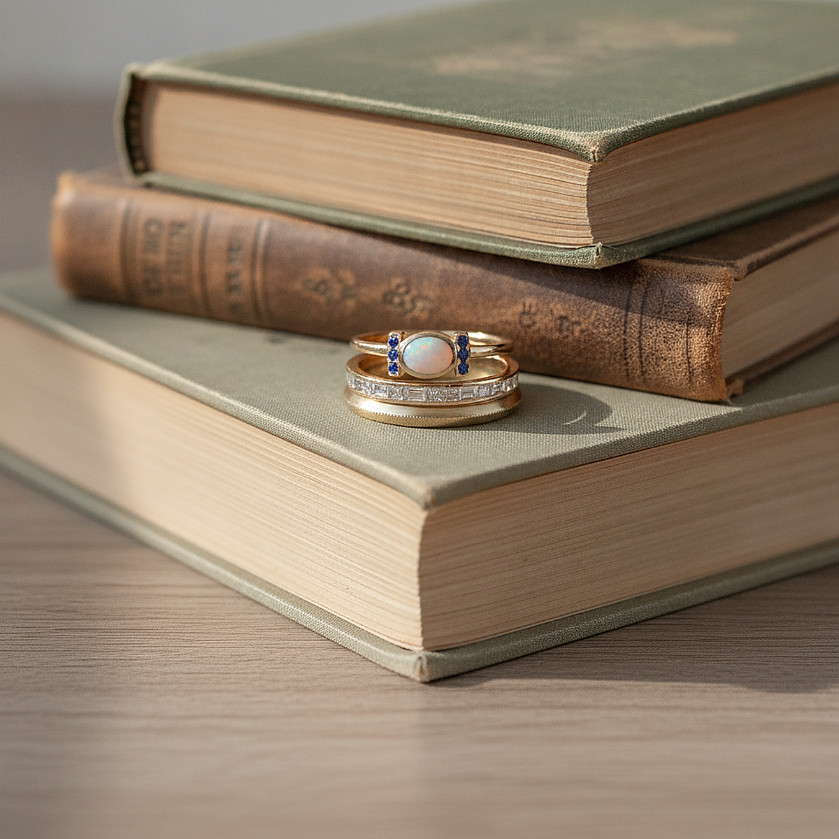 Ensemble de bijoux Cosette en opale