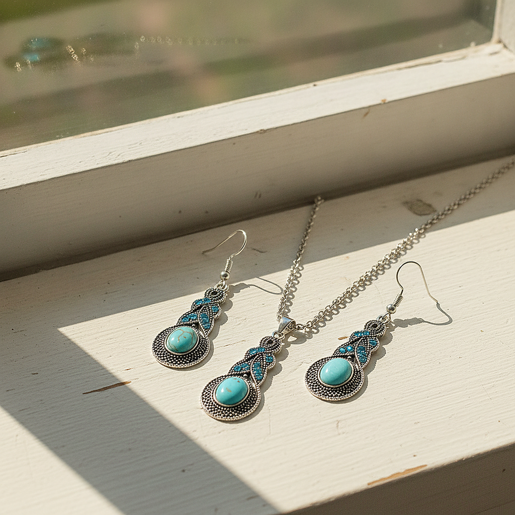 Marisole Turquoise Jewelry Set